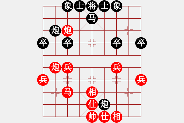 象棋棋譜圖片：牡丹亭棋圣(風(fēng)魔)-勝-齊魯王(9星) - 步數(shù)：40 