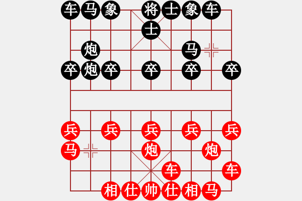 象棋棋譜圖片：小倭寇（先勝）痛并快樂(lè)著（校尉勝率51 ） - 步數(shù)：10 