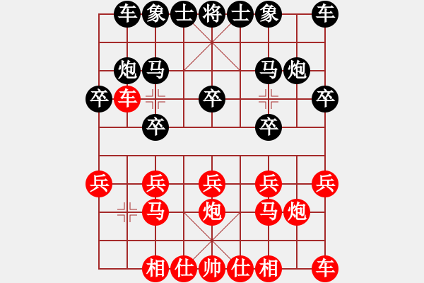 象棋棋譜圖片：將棋俱樂(lè)部(3段)-和-石欠人木幾(4段) - 步數(shù)：10 