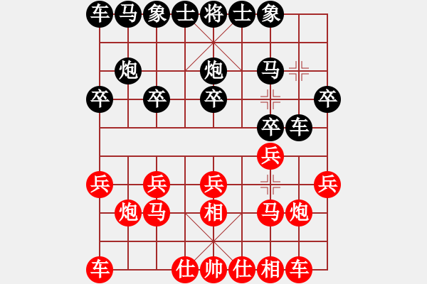 象棋棋譜圖片：麗麗[1412855687] 負 傾國傾城[853305579] - 步數(shù)：10 