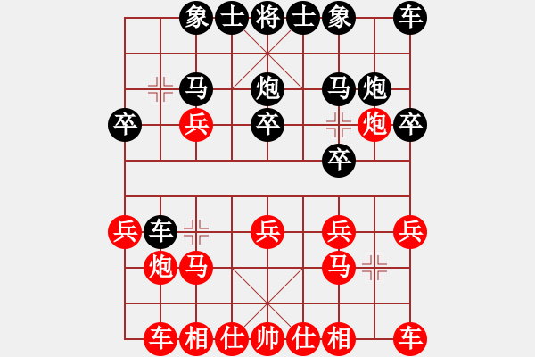 象棋棋譜圖片：雙炮過河　兵三進(jìn)一２ - 步數(shù)：0 