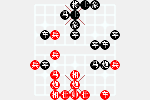 象棋棋譜圖片：五七炮對(duì)屏風(fēng)馬進(jìn)7卒，湖北黨斐先負(fù)廣東許國(guó)義 - 步數(shù)：50 