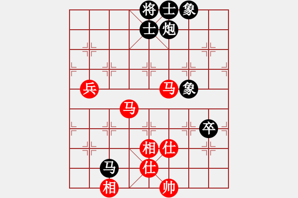 象棋棋谱图片：郑惟桐先和王天一 - 步数：100 