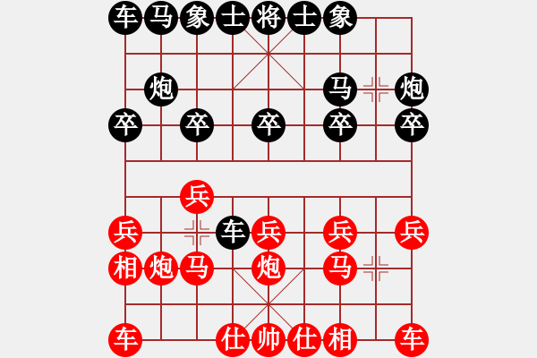 象棋棋譜圖片：qwertttyu(2段) 負(fù) 象棋妙手妙(9級) - 步數(shù)：10 