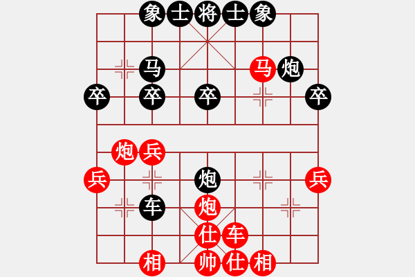 象棋棋譜圖片：王泓博（先勝）白澤君【2020年4月12日循環(huán)賽第一輪】 - 步數(shù)：30 