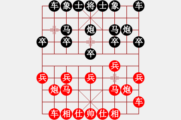 象棋棋譜圖片：棋友-魚(yú)aiq鳥(niǎo)[575644877] -VS- 春芽[1300135227] - 步數(shù)：10 