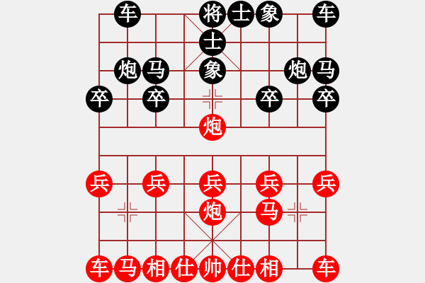 象棋棋譜圖片：692局 B00- 中炮局-龐統(tǒng)(2250) 先負 小蟲引擎23層(2680) - 步數(shù)：10 