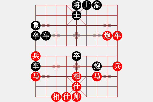 象棋棋譜圖片：↗℡情風(fēng)[297973739] -VS- 臭棋人家ゞ禾日火因[4429788] - 步數(shù)：60 