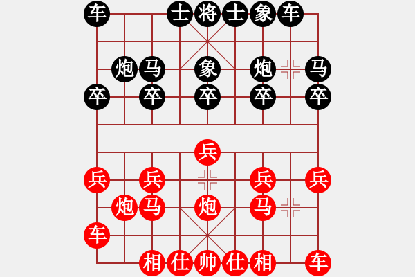 象棋棋譜圖片：第63局林弈仙先和馮敬如 - 步數(shù)：10 