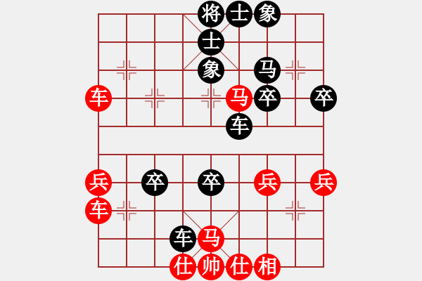 象棋棋譜圖片：蕉田(3段)-負-華山最高峰(2段) - 步數(shù)：40 