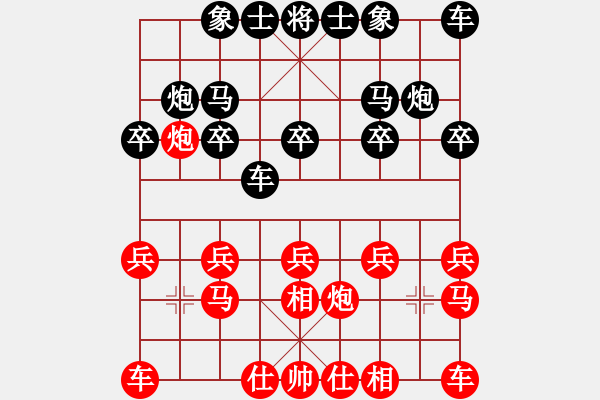 象棋棋譜圖片：trandom(6星)-勝-東帝(5星) - 步數(shù)：10 