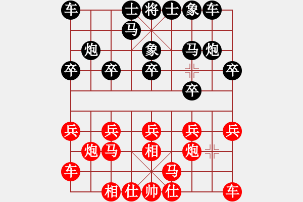 象棋棋譜圖片：陜西省社會體育運動發(fā)展中心 柳天 勝 西藏自治區(qū)體育局 龔衛(wèi)華 - 步數(shù)：10 