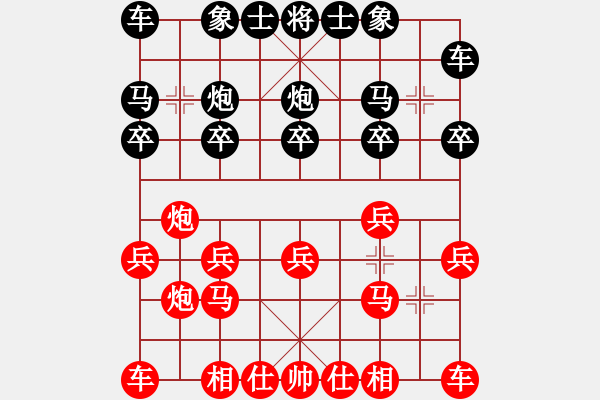 象棋棋譜圖片：可樂(lè)[464980072] -VS- 橫才俊儒[292832991] - 步數(shù)：10 