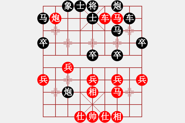 象棋棋譜圖片：bbboy002（業(yè)7-3） 先勝 哈哈哈（業(yè)7-3） - 步數(shù)：40 