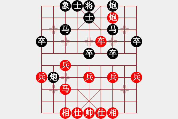 象棋棋譜圖片：bbboy002（業(yè)7-3） 先勝 哈哈哈（業(yè)7-3） - 步數(shù)：50 