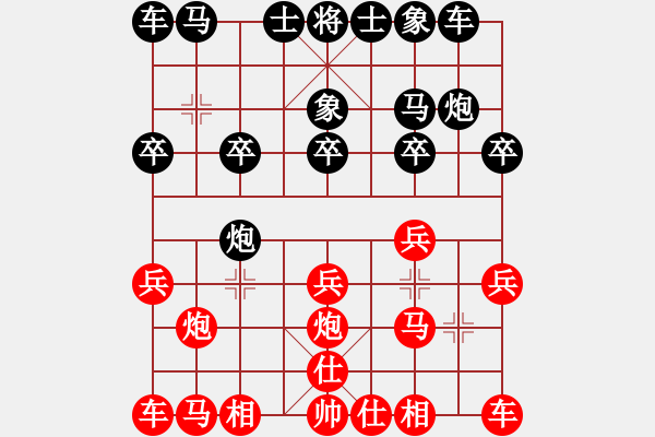 象棋棋譜圖片：2017石獅杯象棋國際邀賽黃志強先勝陳繼海10 - 步數(shù)：10 