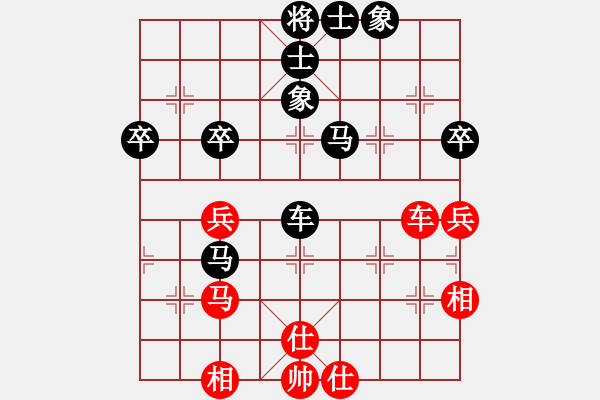 象棋棋譜圖片：熱血盟＊草上飛[紅] -VS- 熱血盟_橫掃萬里[黑] - 步數(shù)：50 