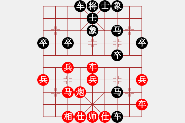 象棋棋譜圖片：丟丟[-] 負(fù) 分紅比例符合技術(shù)開(kāi) - 步數(shù)：40 