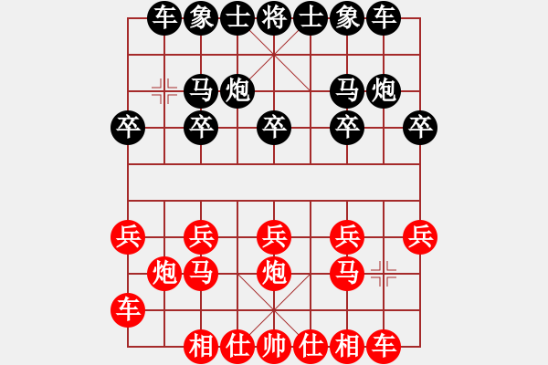 象棋棋譜圖片：151001 第7輪 第7臺 葉振松（雪）勝 雷欣浩（金） - 步數(shù)：10 