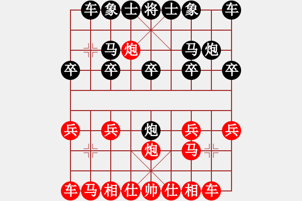 象棋棋谱图片：亦肝棋胆(2段)-负-江南隐士(日帅) - 步数：10 