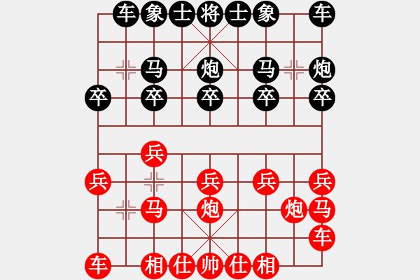 象棋棋譜圖片：亂戰(zhàn)局張少斌先負(fù)南風(fēng)喃 - 步數(shù)：10 