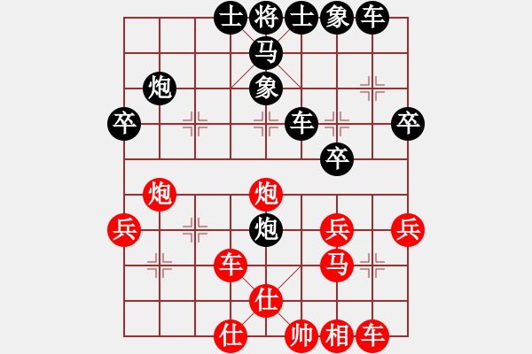 象棋棋譜圖片：偉林(6段)-負(fù)-wonderfull(9段) - 步數(shù)：30 