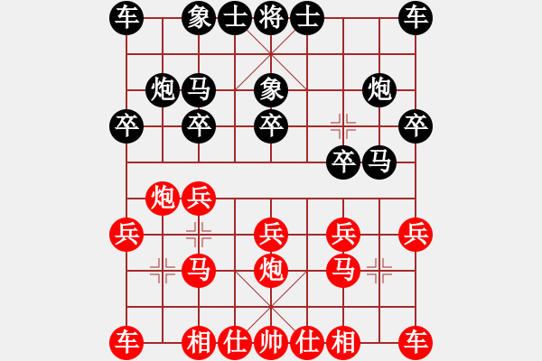 象棋棋谱图片：梅青明 先胜 谢盖洲 - 步数：10 