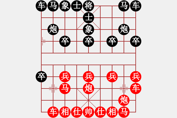 象棋棋譜圖片：將神傳說(7段)-和-飛象震中炮(8段) - 步數(shù)：10 