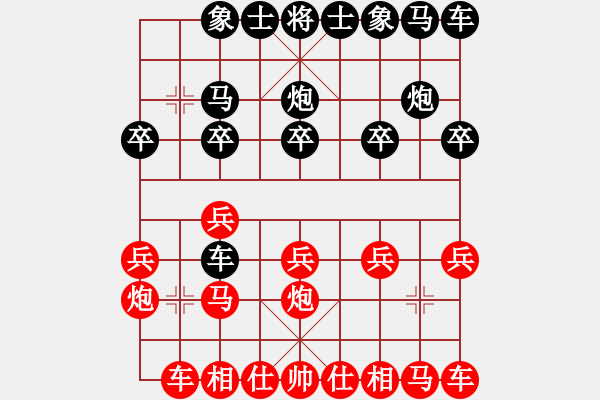 象棋棋譜圖片：鴛鴦屏風(fēng)馬(2弦)-勝-bossim(2弦) - 步數(shù)：10 