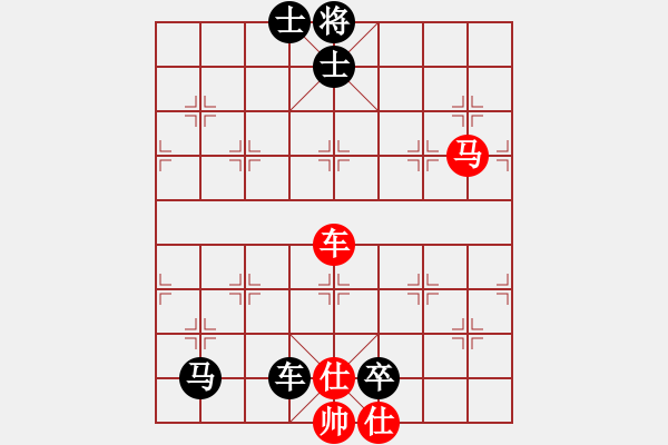 象棋棋谱图片：XiangqiStudy Ending 象棋基本杀法11：卧槽马1 - 步数：0 