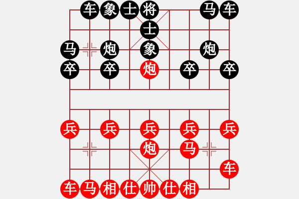 象棋棋譜圖片：橫才俊儒[292832991] -VS- 上善若水[234753180] - 步數(shù)：10 