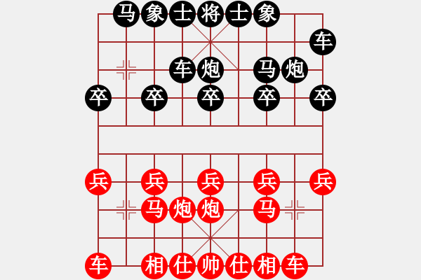 象棋棋譜圖片：崔海霞先勝梁艷平業(yè)7-1（列炮） - 步數(shù)：10 