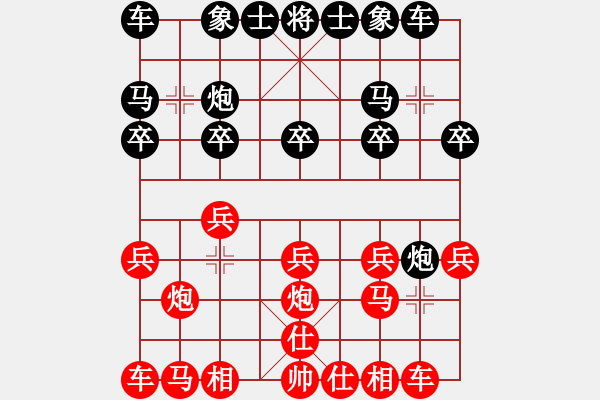 象棋棋譜圖片：忻州中煤保險 樊春宇 勝 呂梁 郭浩翔 - 步數(shù)：10 