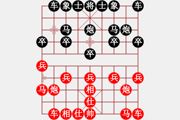 象棋棋譜圖片：2006年弈天迪瀾杯賽第五輪：閑庭看落花(9段)-勝-興安嶺(6段) - 步數(shù)：10 