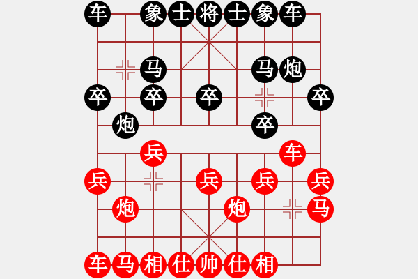 象棋棋譜圖片：第六輪四川牛愛平先勝重慶許文章 - 步數(shù)：10 