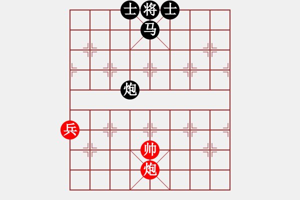 象棋棋譜圖片：炮兵巧勝馬炮雙士 - 步數(shù)：7 