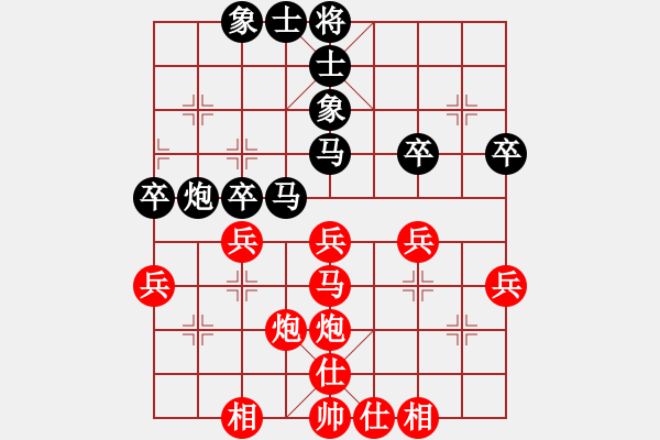 象棋棋譜圖片：2017首屆敦煌杯象棋賽趙旸鶴先勝侯海濤1 - 步數(shù)：40 