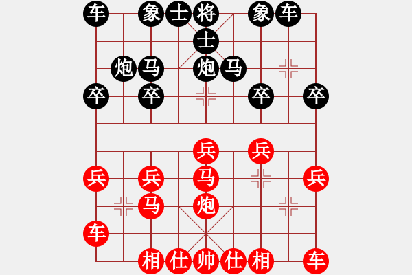 象棋棋譜圖片：天天象棋華山論劍太守棋狂先勝張同兵業(yè)7-1 - 步數(shù)：20 