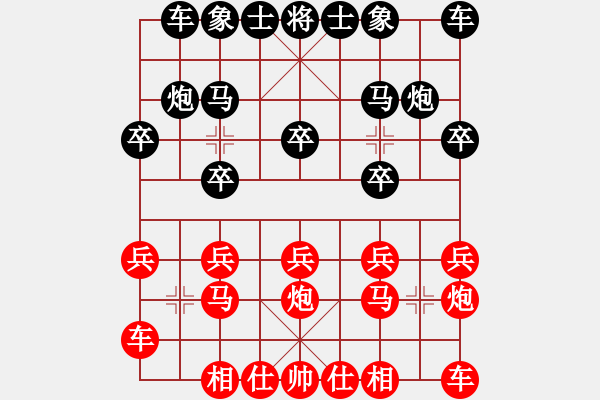 象棋棋谱图片：孙铭华(4段)-负-刘念凌(7级) - 步数：10 