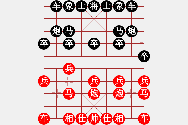 象棋棋譜圖片：1510062242 認不得你-攪臉.pgn - 步數(shù)：10 