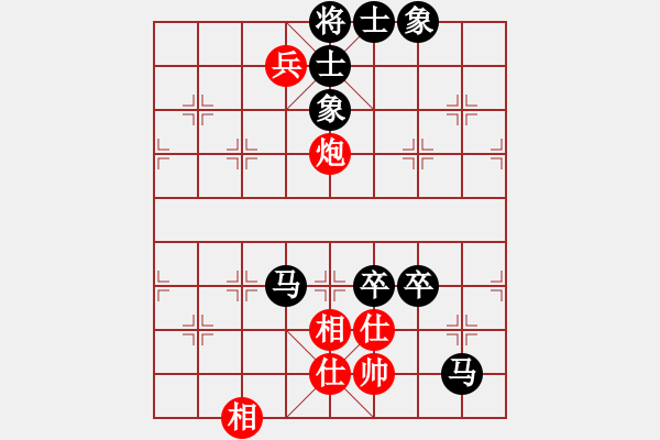 象棋棋譜圖片：屏風(fēng)馬應(yīng)五七炮不進(jìn)兵（業(yè)四升業(yè)五評測對局）我后勝 - 步數(shù)：100 