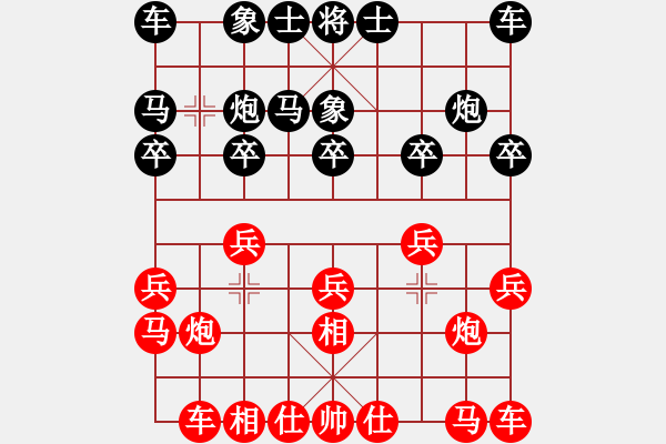 象棋棋譜圖片：陜西省社體中心 申嘉偉 勝 青島市體育總會 劉志浩 - 步數(shù)：10 