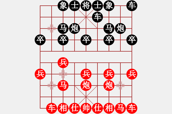 象棋棋譜圖片：中炮對(duì)反宮馬（經(jīng)典續(xù)8）.pgn - 步數(shù)：10 