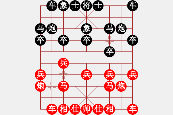 象棋棋譜圖片：華山論劍2011-11-20對(duì)局 我愛老虎油(北斗)-和-雙鞭呼延灼(無極) - 步數(shù)：10 