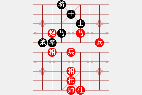 象棋棋譜圖片：173.中炮對(duì)單提馬轉(zhuǎn)列炮（84胡、柳胡） - 步數(shù)：100 