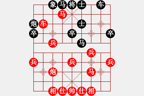 象棋棋譜圖片：東方神圣(北斗)-勝-黑手黨教父(天罡) - 步數(shù)：40 