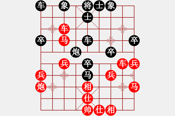 象棋棋譜圖片：葬心紅勝夜孤寒1號(hào)【仙人指路對(duì)中炮】 - 步數(shù)：40 