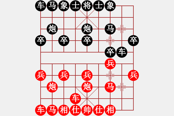 象棋棋譜圖片：鬼見(jiàn)怕(4段)-負(fù)-鎮(zhèn)古俠董乾(4段) - 步數(shù)：10 