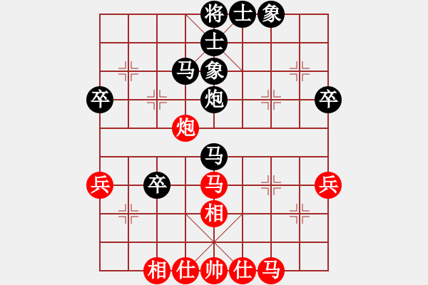 象棋棋譜圖片：非洲軍團(tuán)(1段)-負(fù)-問晴哥(6段) - 步數(shù)：58 