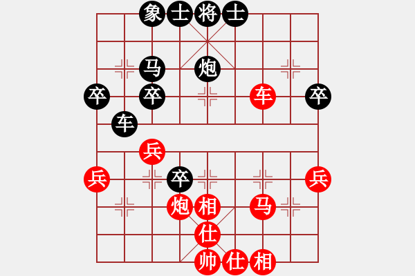 象棋棋譜圖片：勤拙互補(bǔ)(月將)-和-一歲無(wú)心刀(日帥) - 步數(shù)：50 